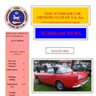 August 2016 Newsletter